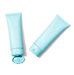 Custom Oval Flat Plastic Tubes Hand Cream Face Cleanser Tube Packaging Sunscreen BB Foundation with Flip Cover