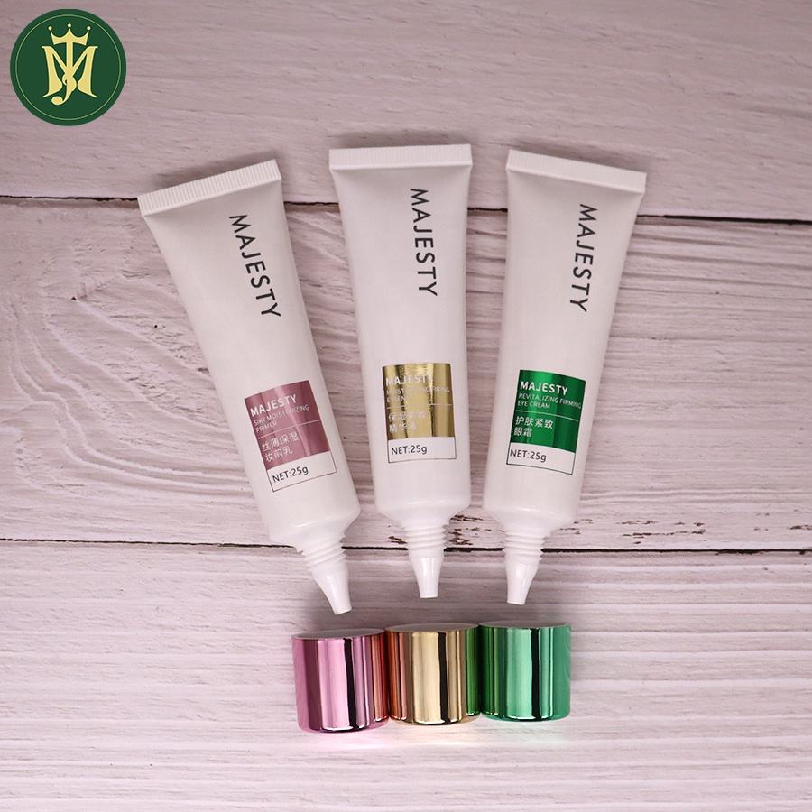 Factory Customized 15ML-45ML Plastic Cosmetic Tube Packaging for Eye Cream Sunscreen Lotion Essence Empty Tube Manufacturing
