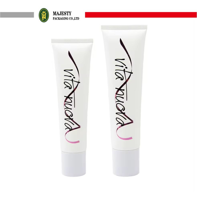 100g Customizable PE Hand Cream And Facial Cleanser Packaging Soft Plastic Squeeze Tube Face Wash Tube Sunscreen Tube Screw Cap