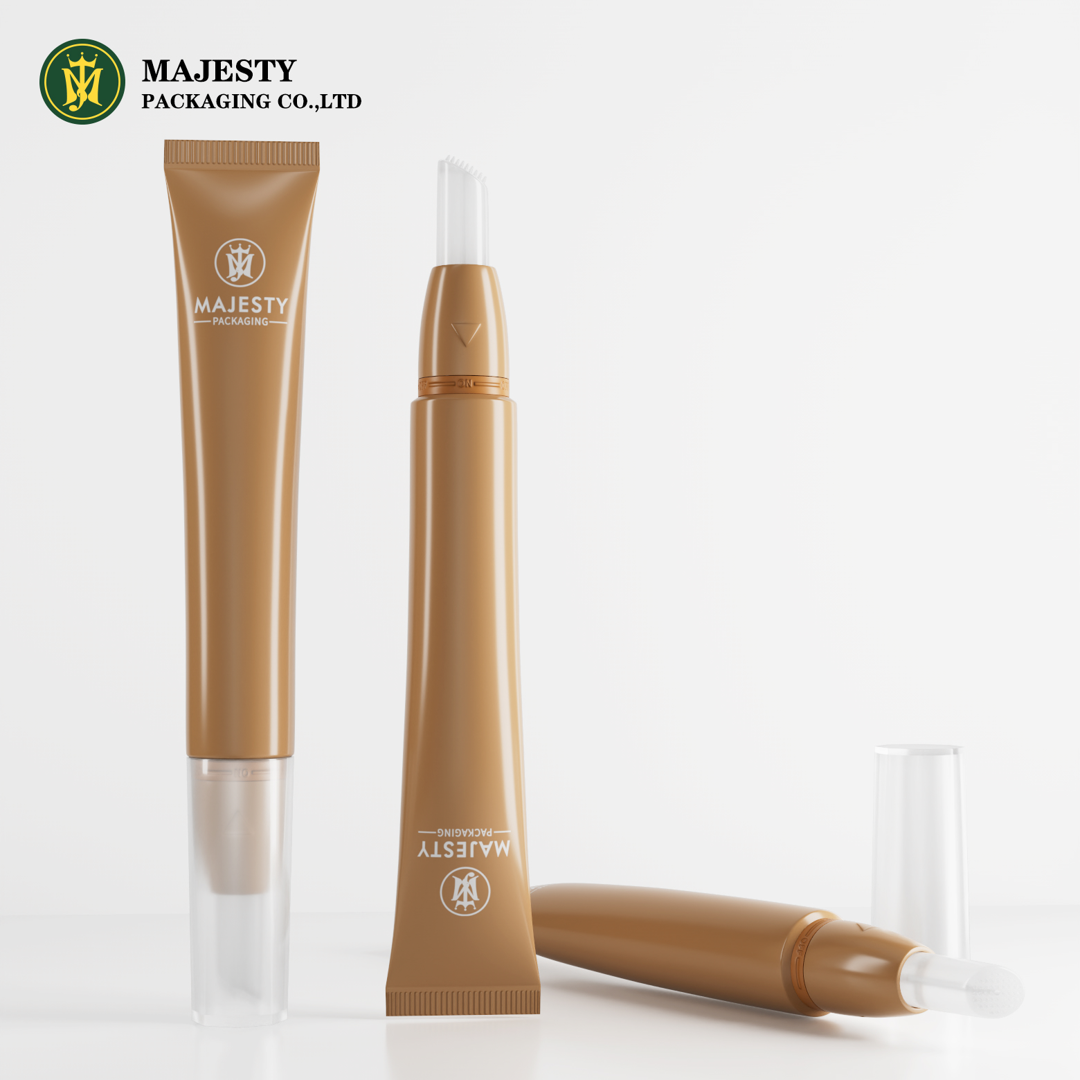 Cosmetic PE Soft Tube with Multi Purpose Applicator