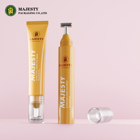 Customized Logo Eye Cream Tube with Zinc Alloy Applicator