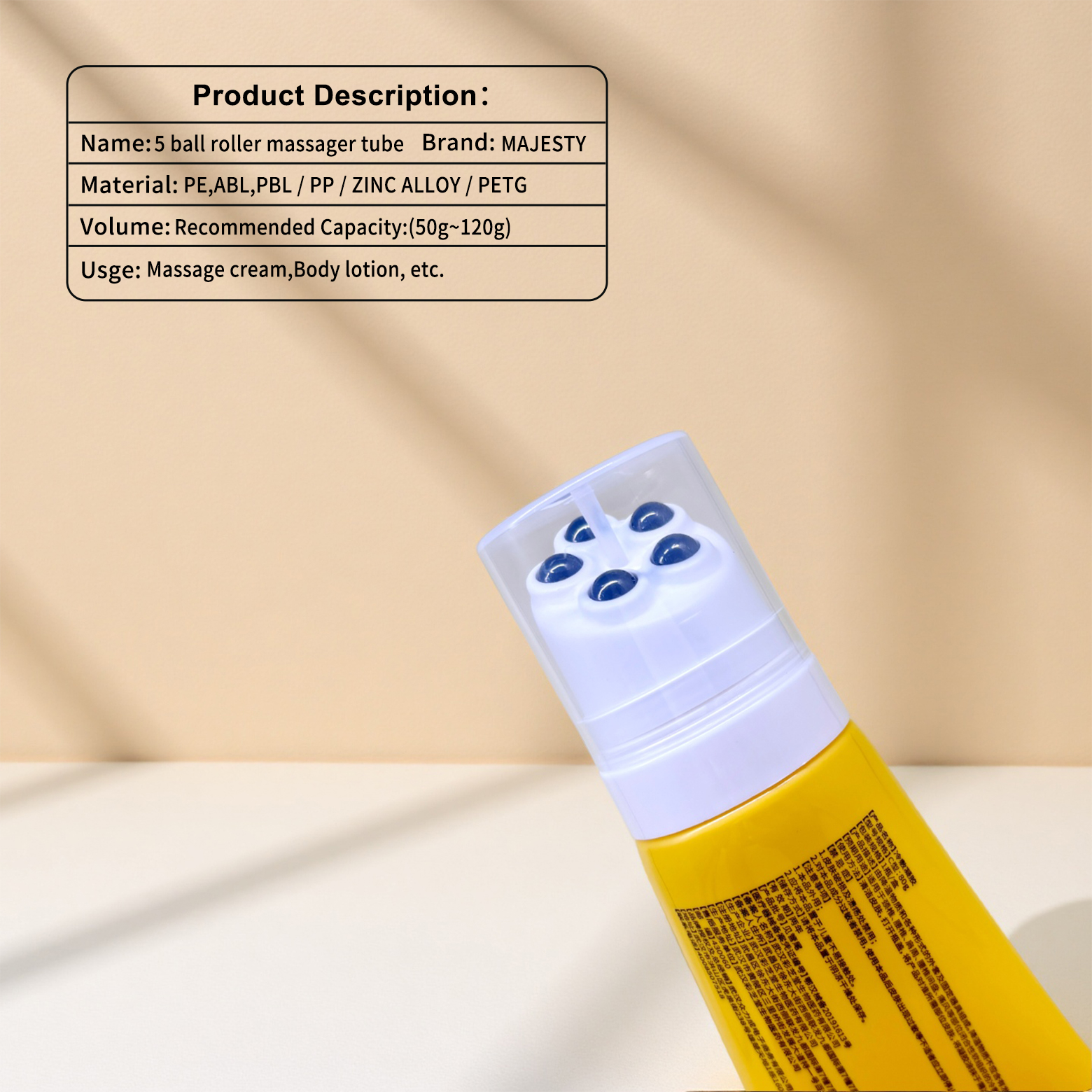 Custom Plastic Silicone Applicator Tube