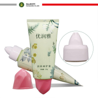Customize 120g Floral Design PE Squeez Tube Cute Plastic Cosmetic Packaging for Flower-Shape Hand Cream And Lipstick