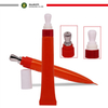 Empty Plastic Cosmetic Tube Packaging Eyecream Lipbalm Tube Ceramic Or Zinc Alloy Massage Applicator Skincare Tube Packaging