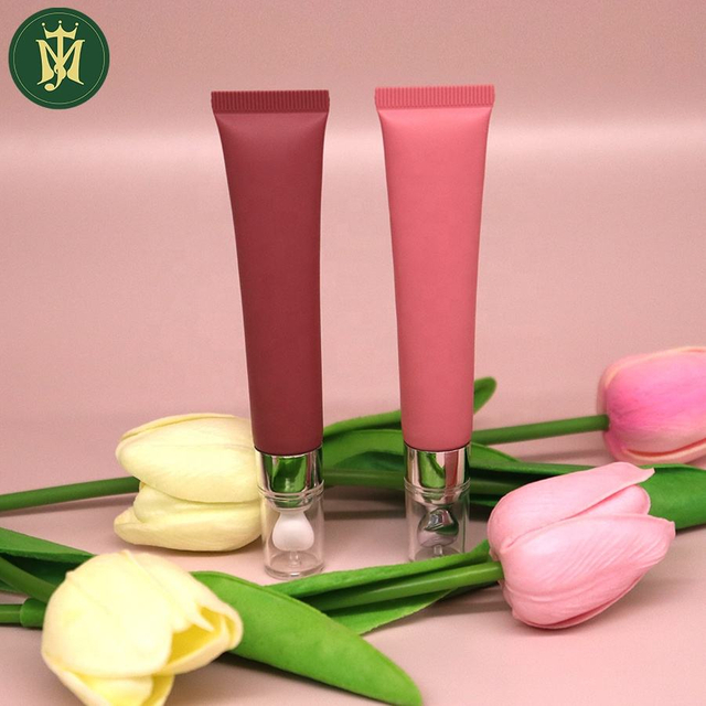 Custom 10ml 15ml 20ml Cometic Soft Eye Cream Tube Ceramic and Zinc Alloy Head Hose Packaging Plastic Tubes for Cosmetic Use