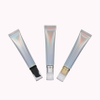 20g 20ml Empty Cosmetic Soft Aluminum Plastic Tube with Airless Pump Cap Silver Laser Squeeze for Sunscreen Face Cream Packaging