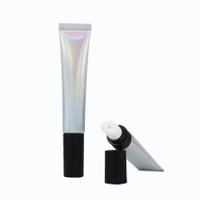 Laser Silver 20g ABL Soft Tube 20ml Empty Cosmetic Container Aluminum Polyfoil Eye Cream Applicator Plastic Cosmetic Tubes