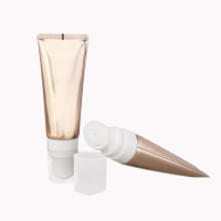 Customized Silicone Brush ABL Tube Brush Head with Plastic PE Packaging Massage Facial Cleanser for Skin Care Sunscreen Lip Mask