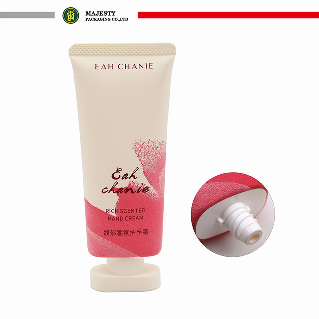 Custom Oval Flat Squeeze PE Tubes Empty Plastic Packaging for Sunscreen BB Foundation Cream Hand Cream Face Cream with Screw Top