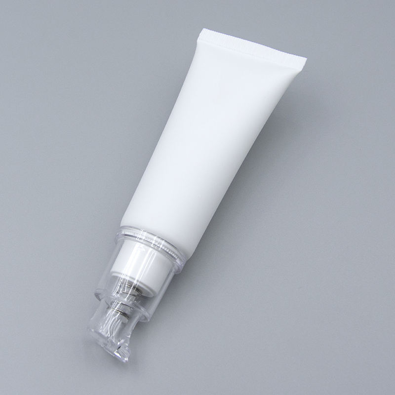 Custom 30ML Squeeze PE Tube Empty Makeup BB Cream Cosmetic Plastic Tube Face Cream Pressed Pump Soft Plastic Cosmetic Tube