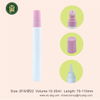Customized Empty Lip Gloss Containers 15ml 20ml 30ml Plastic Lip Tubes with Silicone Tip for Lip Balm Cosmetic Packaging