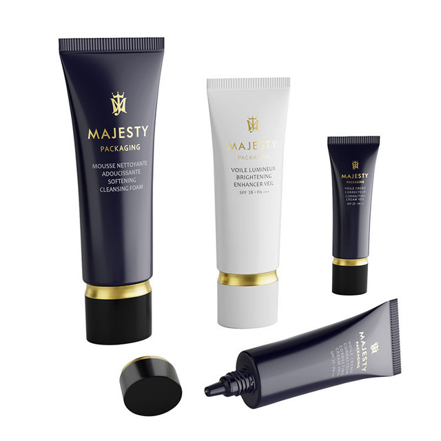 OEM 30ml-60ml Luxury Soft Plastic Empty Eye Cream Tube Foundation Liquid And Sunscreen Packaging Cosmetic Tube