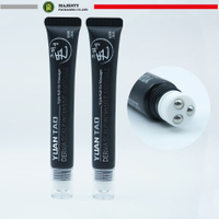 Customized Metal Roller Ball Applicator PE Empty 15ml 20ml Eye Cream Tube for Massage Cream Skin Care Tube Packing