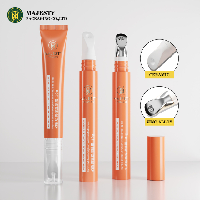 Ceramic Applicator for Eye Cream 10ml Round Balm Tube