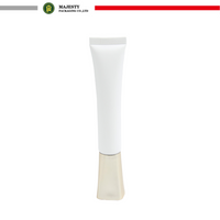 Small Volume 10ml 20ml 30ml PE Plastic Eye Cream Tube with Pointy Nozzle Applicator Empty Cosmetic Plastic Tubes