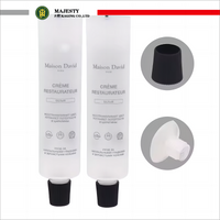 Customized 35~90ml Capacity Cosmetic PE Tube 35mm Diameter Transparent Tube with Seal on Top for Lotion Cream