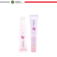 Plastic Cosmetic Tube Packaging Lipstick Liquid Blush Tube with Soft Brush Applicator Small Volume 10ml 15ml 30ml Cosmetic Tube