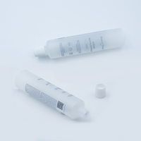 Customizable Transparent Cosmetic Squeeze Tube Plastic Clear Packaging Moisturizer Skincare Sunscreen Eye Cream Facial Scrub Gel