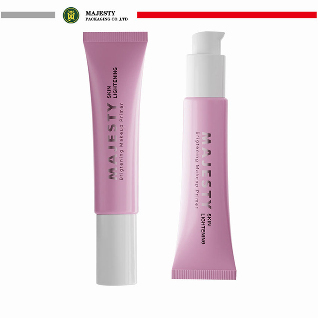 Airless Pump BB Cream Custom Cosmetic Squeeze Tube PE Soft Airless Pump Bottles Lotion Tubes For Eye Cream Sunscreen Containers