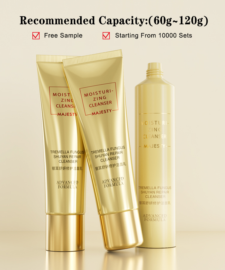 Plastic Cosmetic Face Cleanser Face Tube