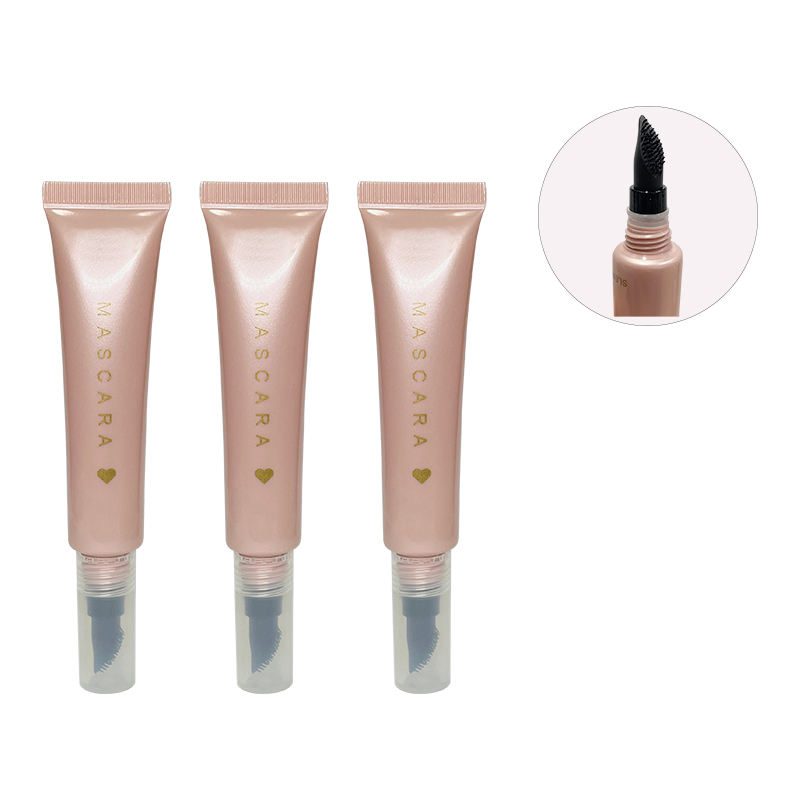 Round Plastic Mascara Tube Plastic Cosmetic Packaging 10ml 15ml 20ml Small Round Tube Empty Plastic Tube for Makeup