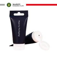 60~150ml Black 40mm Diameter Face Care Cosmetic Empty Tube Factory Directly-60~150ml Black Shape Lotion Tube Bottom Cream