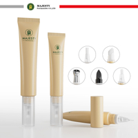 10-15ml Multi-function Tube Different Applicator Head Cosmetic Lip Gloss Tube Eye Cream Tube Cosmetic Plastic Packaging