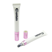 Hot Sale 10ml 15ml 20ml Packaging Tube with Vibrating Applicator Head for Eye Cream Lipstick Sunscreen And Cleanser
