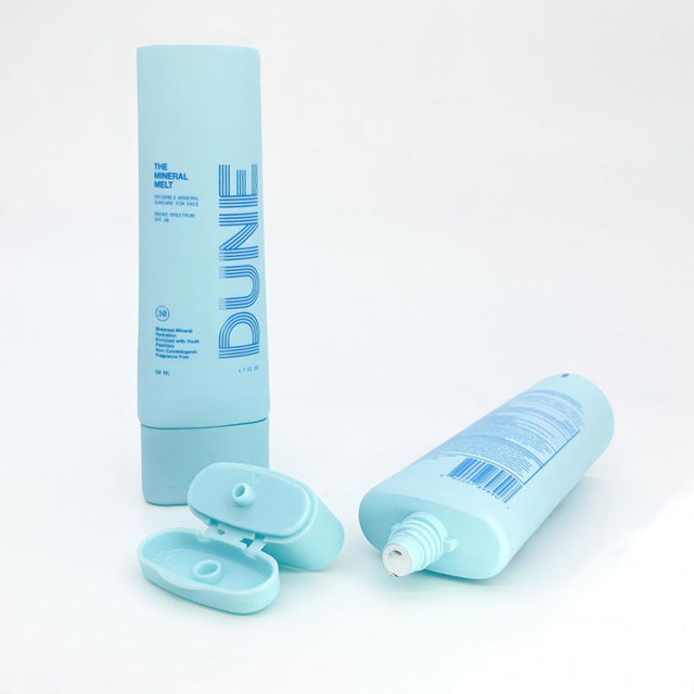 Custom Empty 50ml/60ml PE Tube Flip Cover Foundation Liquid BB CC Cream Hand Cream Mascara Eye Cream Cleanser Packaging