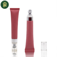 Custom 10ml 15ml 20ml Cometic Eye Cream Tube Soft Ceramic And Zinc Alloy Head Hose Packaging Plastic Tubes for Cosmetic Use