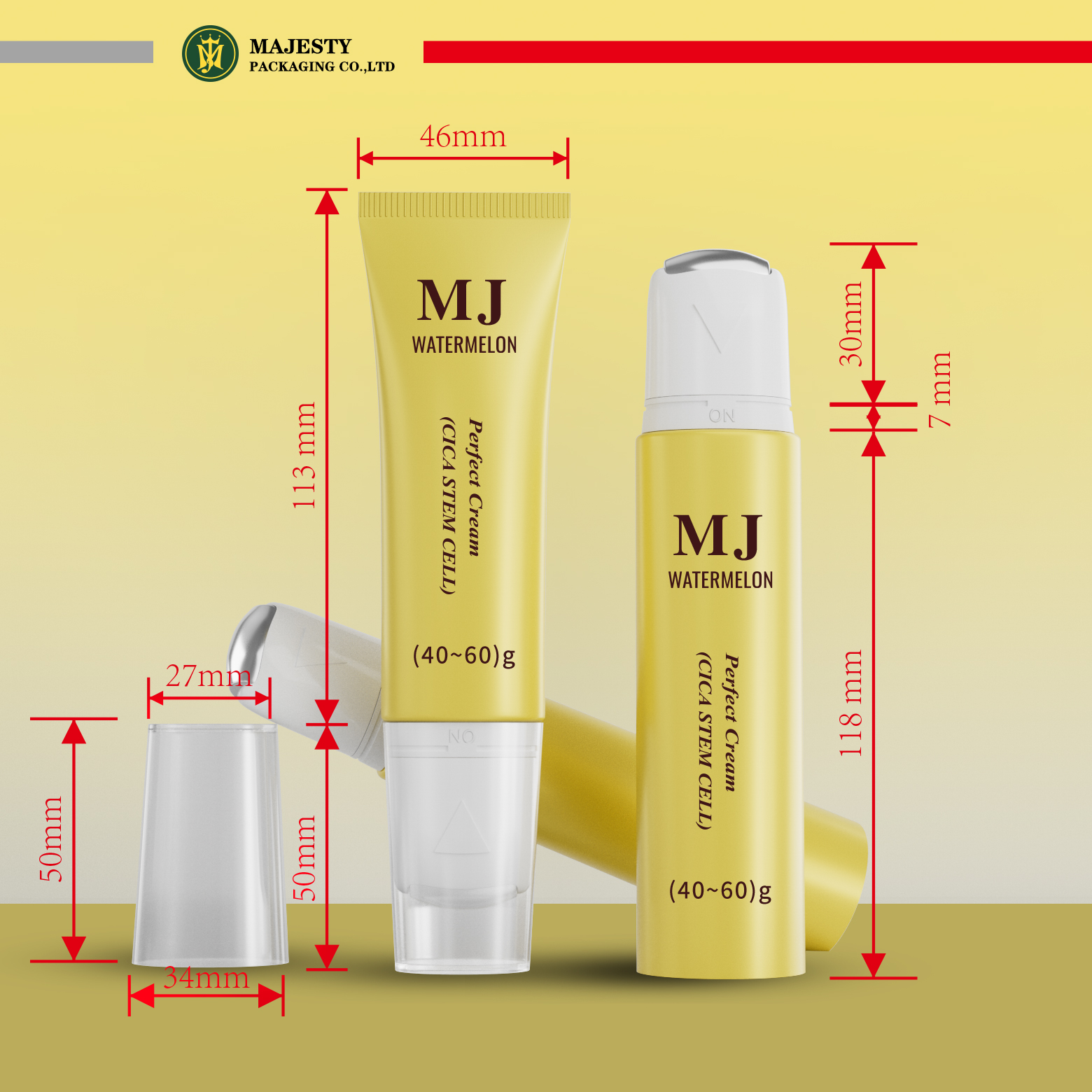 Custom Cosmetic Squeeze Tubes