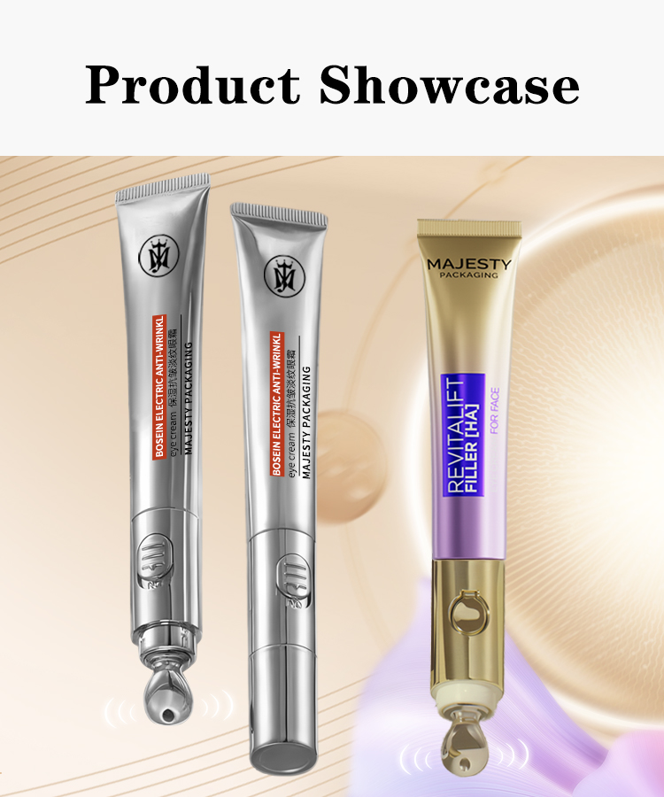 eye Cream Tube Container with metal applicator