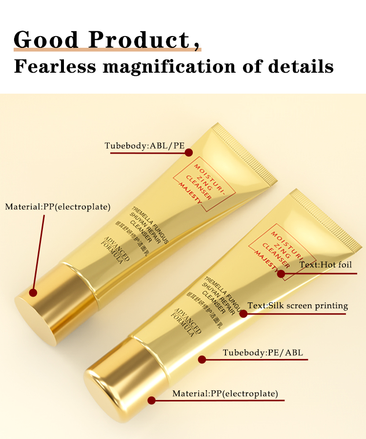 Cosmetic Tube with Acrylic Cap