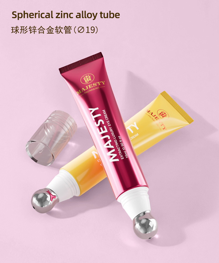 Spherical Metal Applicator Eye Cream Tube 