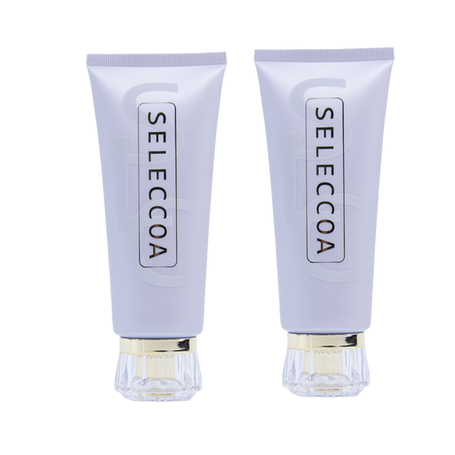 Customizable Facial Emulsion Empty Cosmetic Plastic Tubes PE Material Use for Cream Sunscreen for Skin Care Packing Containers