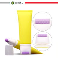 Silicone Applicator Massage Tube for Slimming Cream Plastic Tubes with Offset Printing for Cosmetic Use