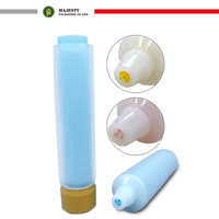 Dual Chamber Double Layer 50ml/100ml Cosmetic Plastic Tubes Multi-Use Body Lotion And Hand Lotion Tube Packaging