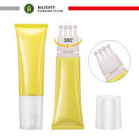 Stainless Steel Ball Roller Massage Plastic Tube Packaging Scalp Care Hair Care Tube Empty Tube Packaging Skincare Cosmetics